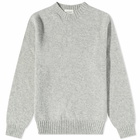 Country Of Origin Men's Supersoft Seamless Crew Knit in Silver Grey