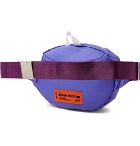 Heron Preston - Embroidered Cotton-Ripstop Belt Bag - Purple