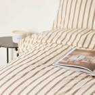 Tekla Fabrics Double Duvet in Hopper Stripes