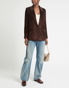 Peserico Womens Blazer Dark in Brown