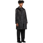 Dries Van Noten Black Roal Coat