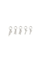 Diesel Metal PARTY charms with rhinestones - Charms and Keyrings Womens in Silver