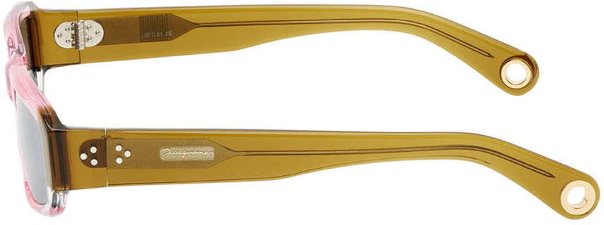 Jacquemus Pink 'Les Lunettes Altu' Sunglasses Jacquemus