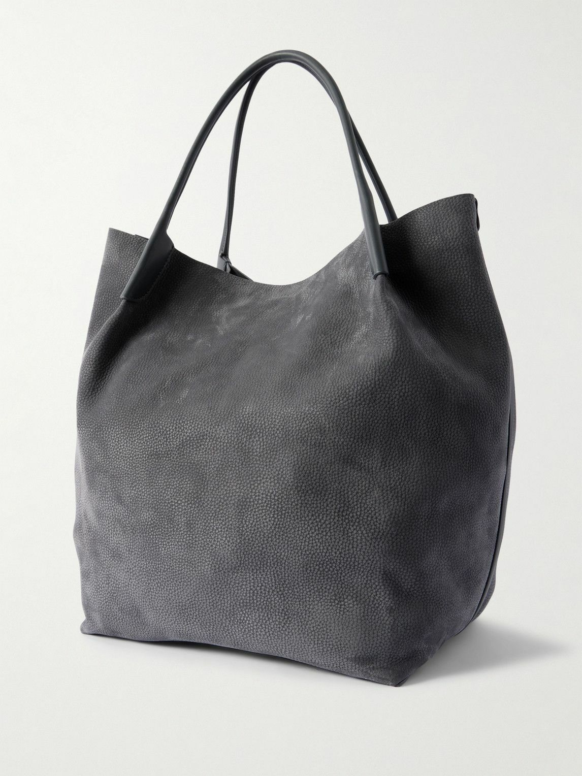 Loro Piana - Bale Extra-Large Leather-Trimmed Full-Grain Nubuck Tote Bag