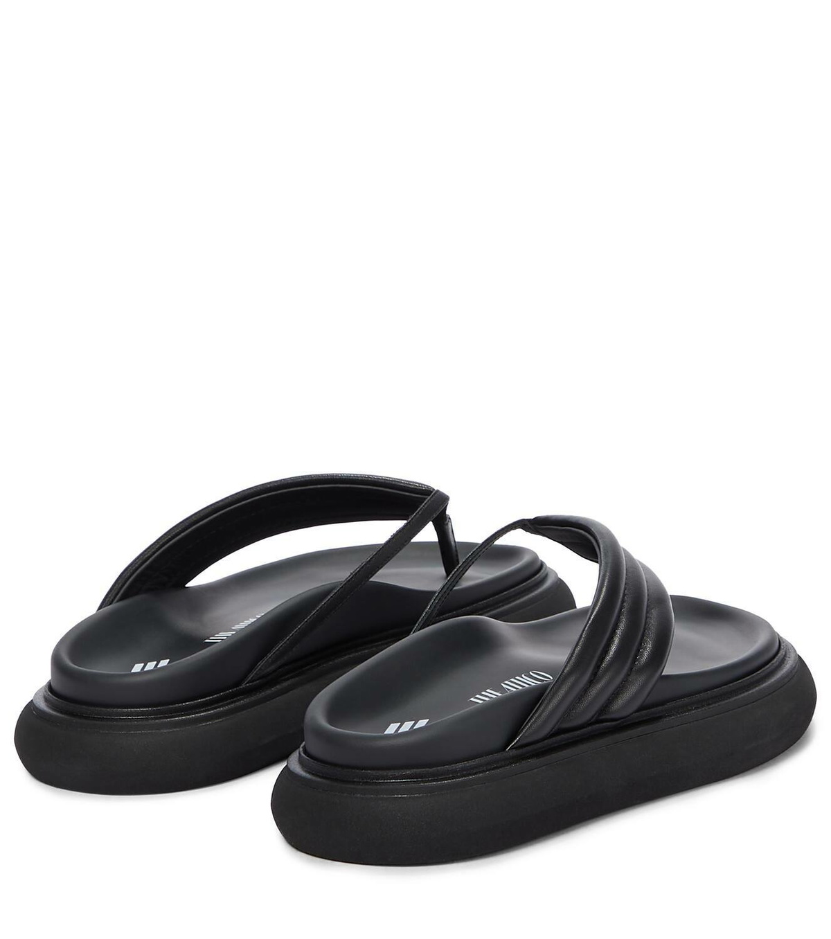 The Attico Alton leather thong sandals