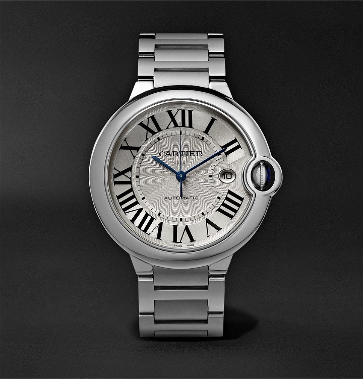 Photo: Cartier - Ballon Bleu Automatic 42mm Steel Watch - Men - Silver