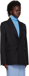Bianca Saunders Black Marv Blazer
