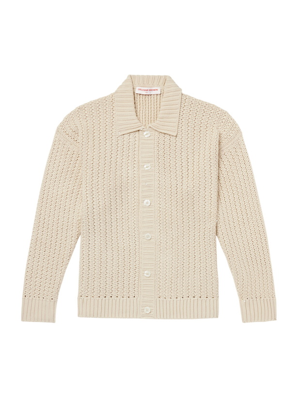 Photo: Orlebar Brown - Thomas Organic Cotton Cardigan - Neutrals