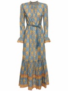 ZIMMERMANN - Junie Ruffled Cotton Midi Dress