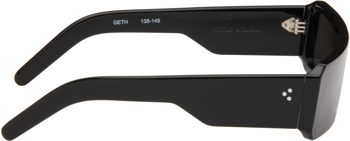 Rick Owens Black Geth Sunglasses