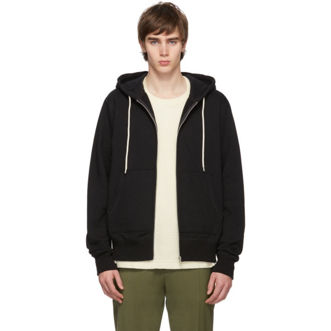 Photo: Naked and Famous Denim Black Zip-Up Hoodie
