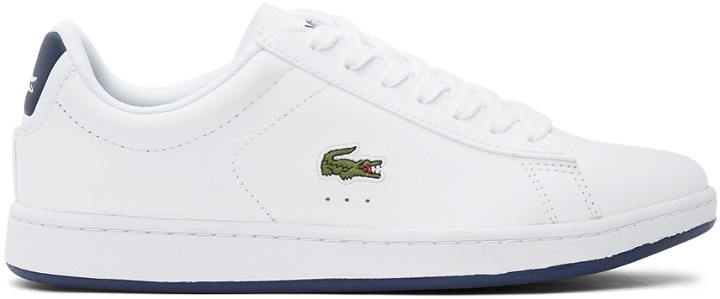 Photo: Lacoste White & Navy Carnaby Evo Sneakers