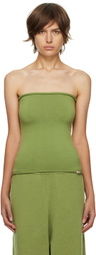extreme cashmere Green n°180 Belt 2 Convertible Tank Top
