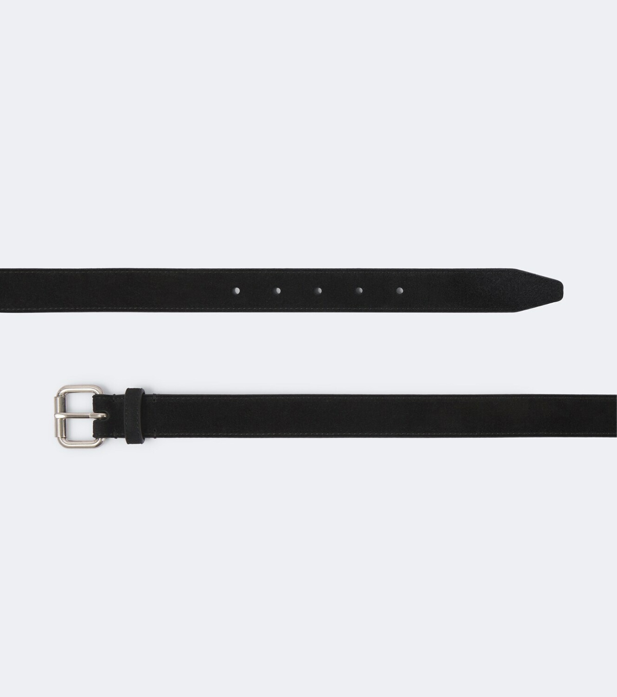 The Row Geo suede belt