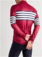 Café du Cycliste - Claudette Striped Recycled Cycling Jersey - Red