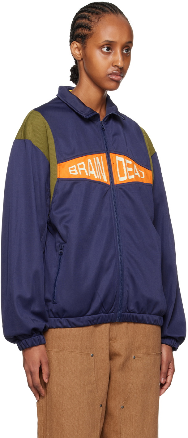Brain Dead Navy Alonzo Track Jacket Brain Dead