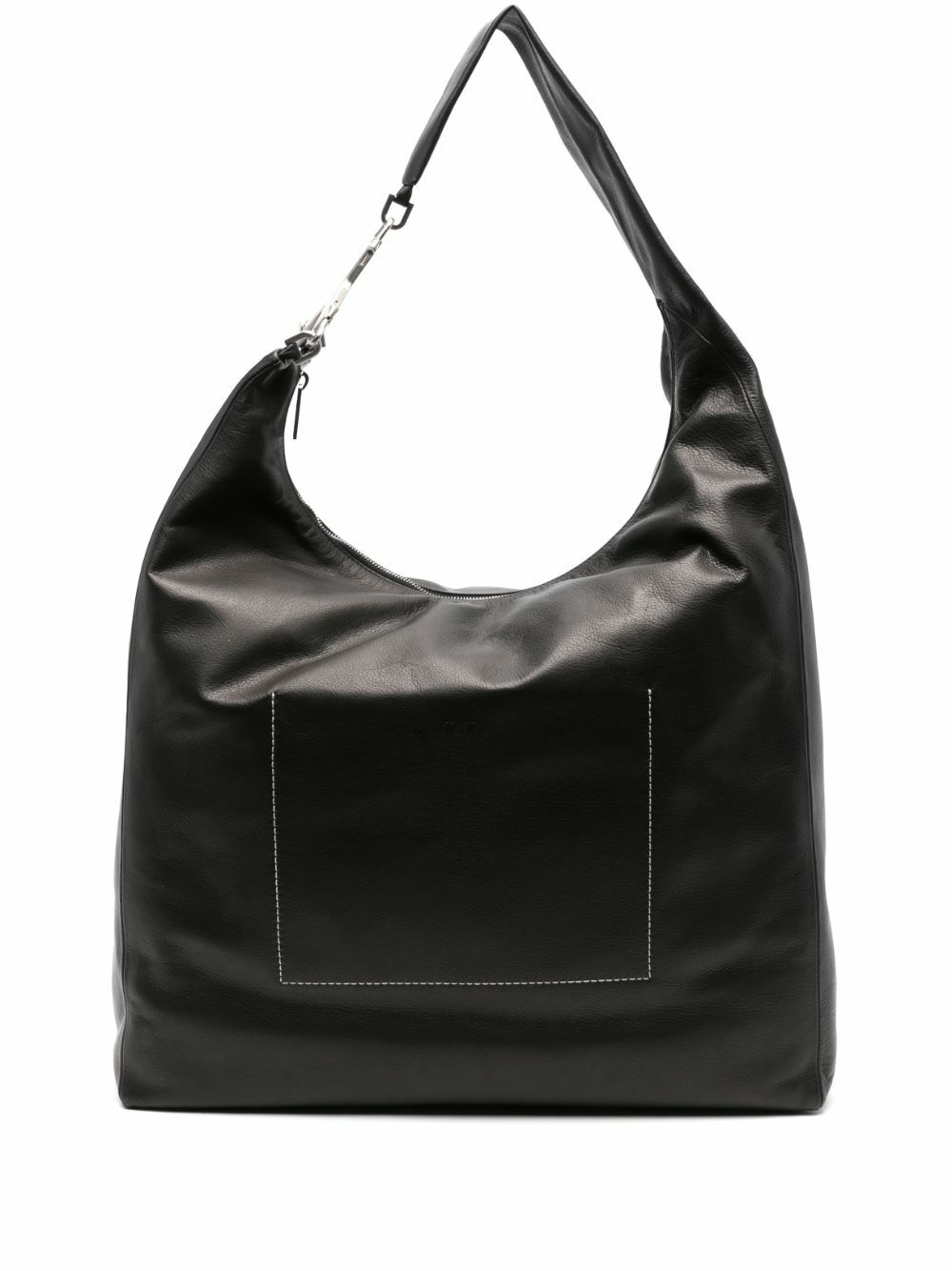 Rick Owens Black Cerberus Leather Shoulder Bag Rick Owens
