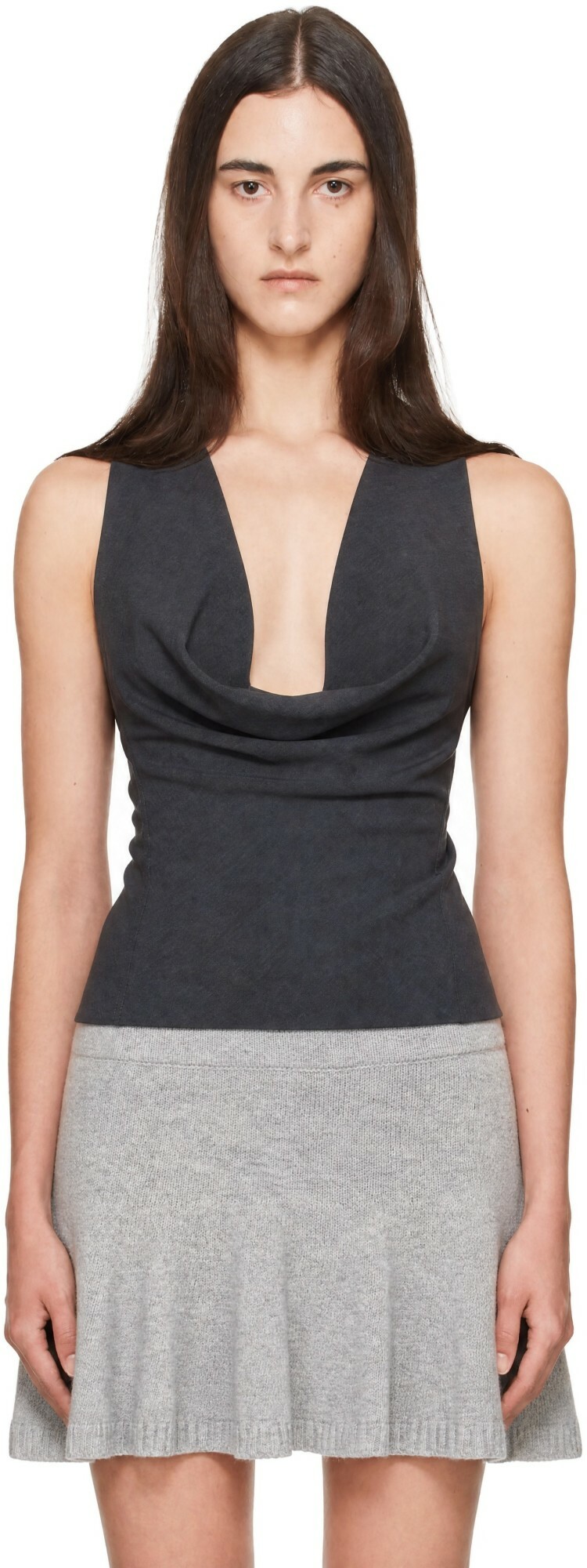 Belle Anna Gray Maxim Top