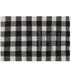 Acne Studios Men's Cassiar Check Narrow New Scarf in Grey/Black/White