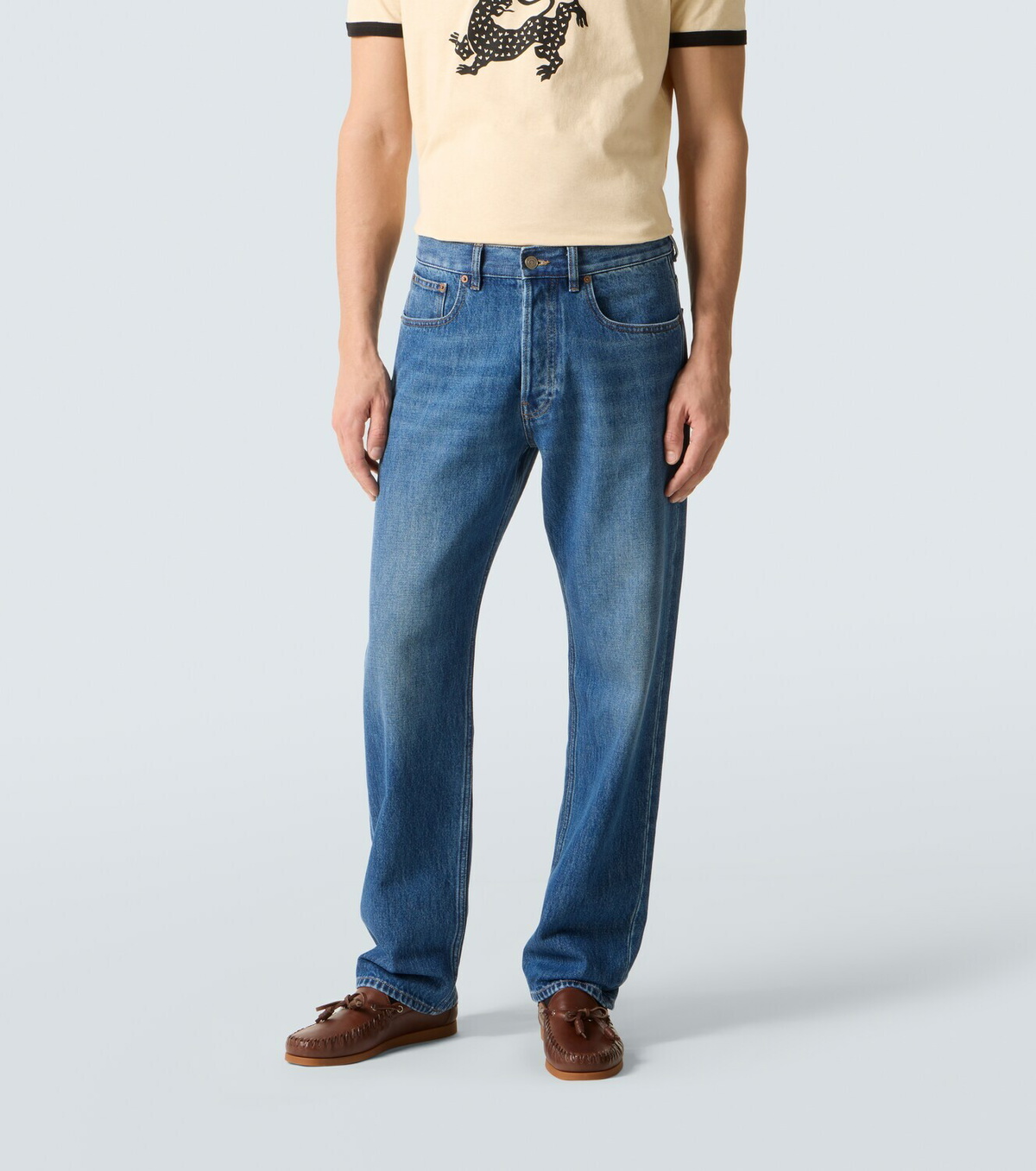 Valentino ストレートデニム Valentino Mid-rise straight jeans Valentino