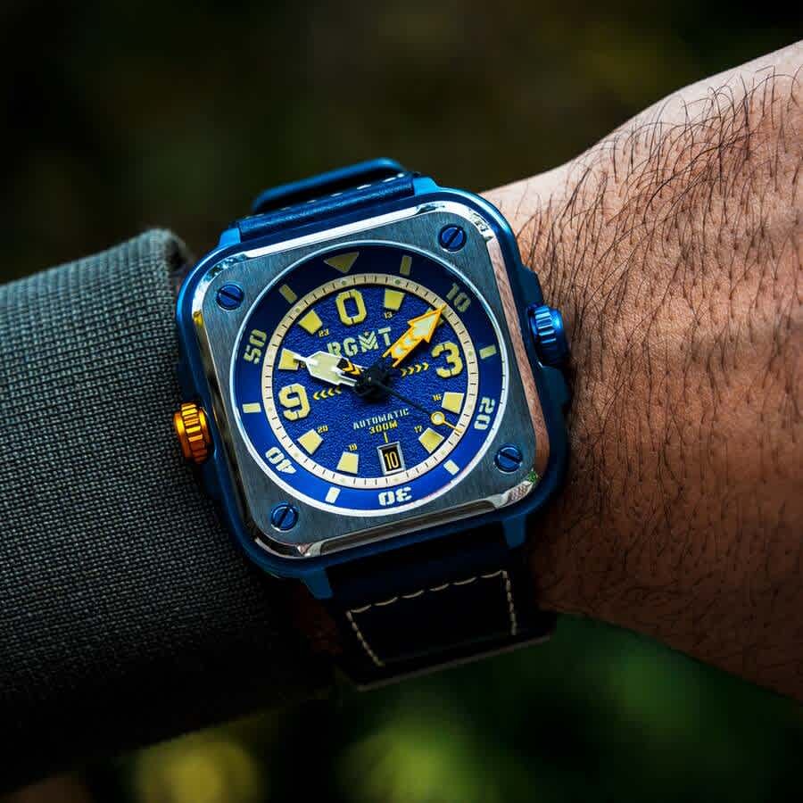 RGMT Pershing Automatic Blue Dial Mens Watch RG-8066-04