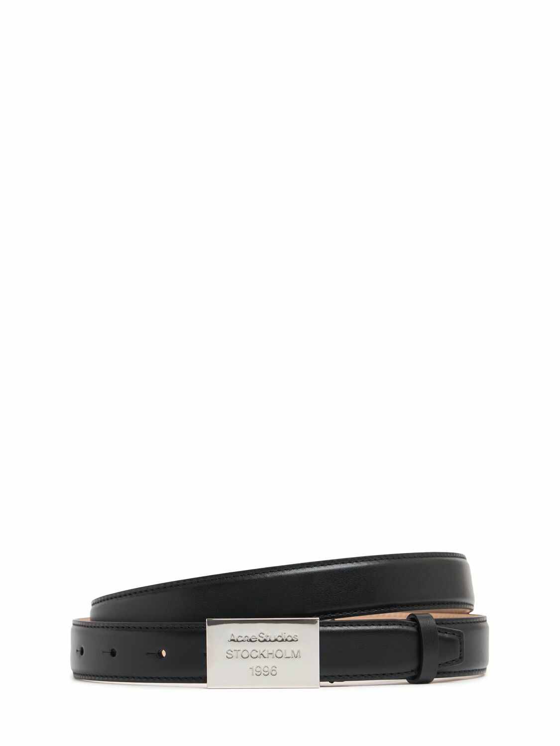 Acne Studios - 3cm Full-Grain Leather Belt - Black Acne Studios