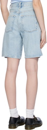 AGOLDE Blue Vida Denim Shorts