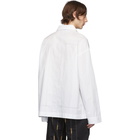 Jacquemus White La Chemise Drap Shirt