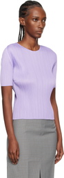PLEATS PLEASE ISSEY MIYAKE Purple Monthly Colors April T-shirt