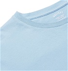 Holiday Boileau - Logo-Print Cotton-Jersey T-Shirt - Blue