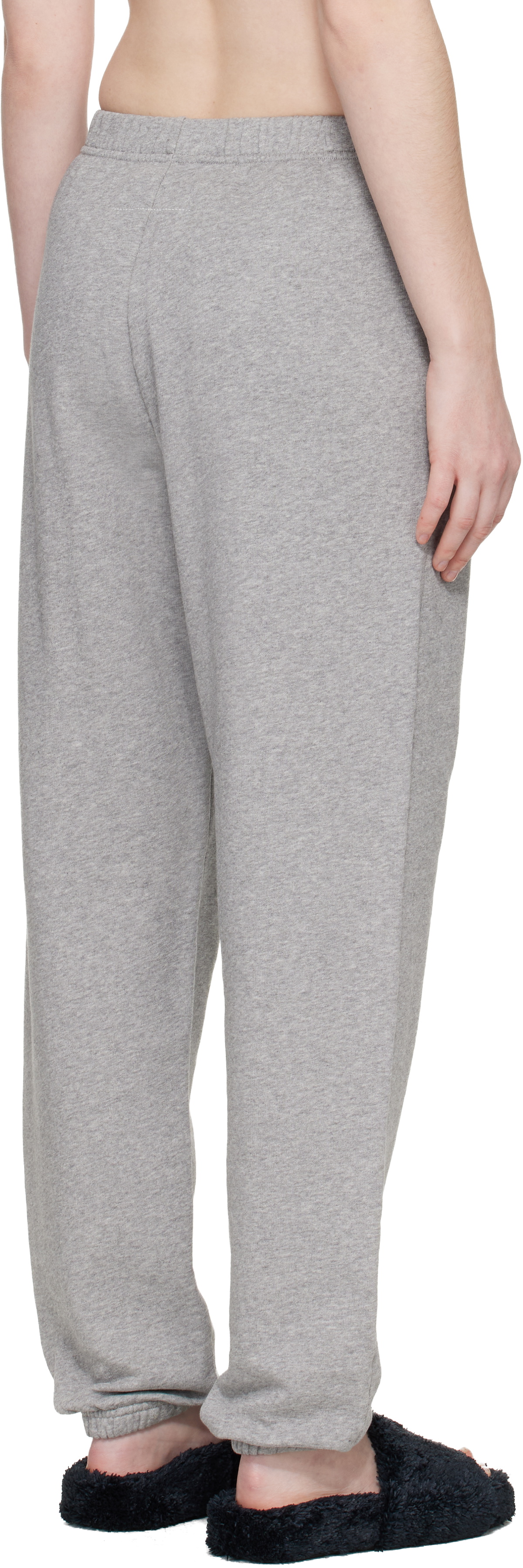 MM6 Maison Margiela Gray Unbrushed Cotton Sweatpants