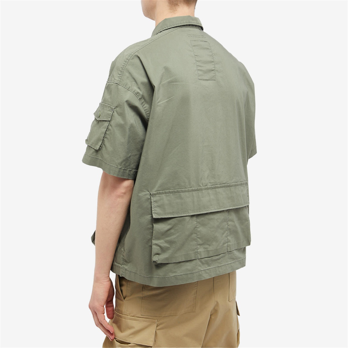 DIGAWEL x F/CE 7 Pocket Short Sleeve Shirt in Green DIGAWEL