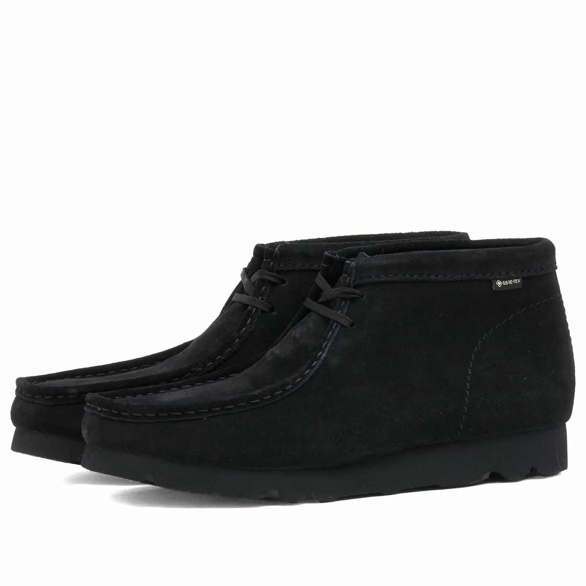 Men\'s Black Suede High-Top Wallabees Clarks Men main image 4