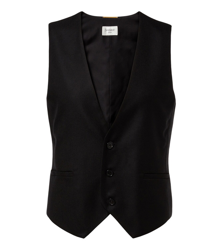 Photo: Saint Laurent Cashmere vest