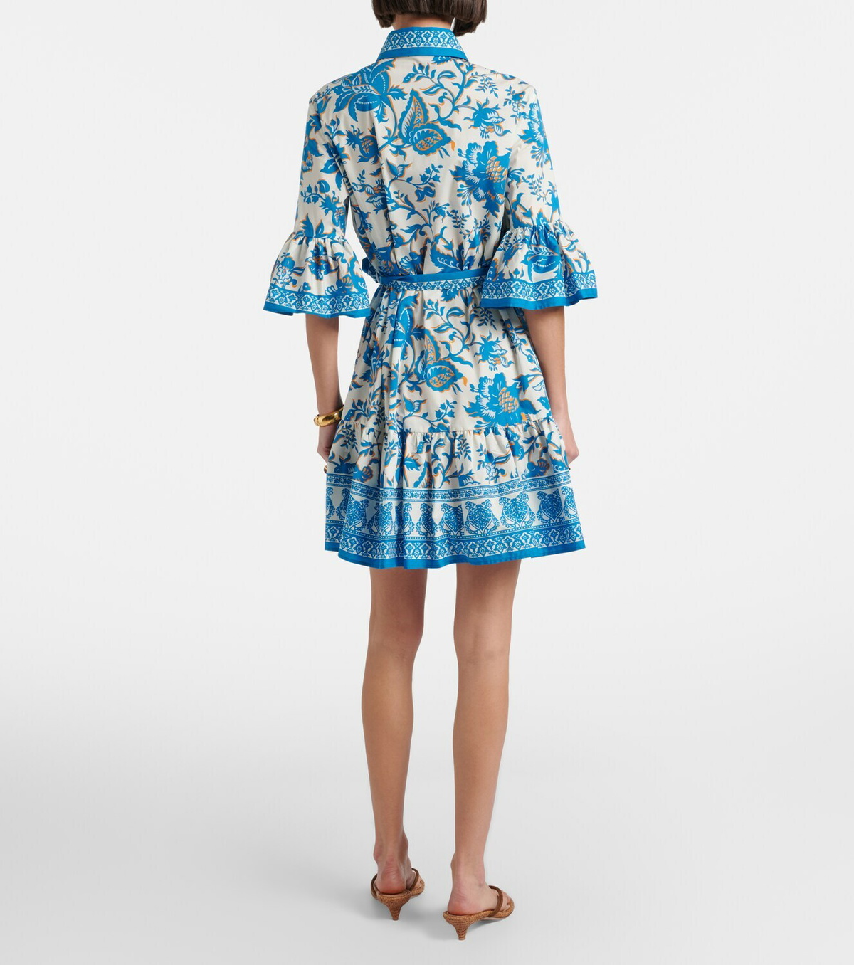 Etro Printed mini shirt dress