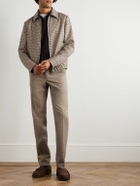Incotex - Checked Wool Blouson Jacket - Neutrals