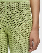 Daily Paper Adaeze Crochet Pants Green/Beige - Womens - Casual Pants