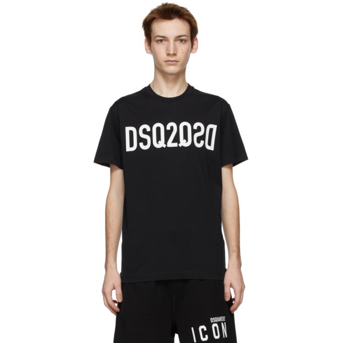 Photo: Dsquared2 Black Mirror Logo Cool T-Shirt