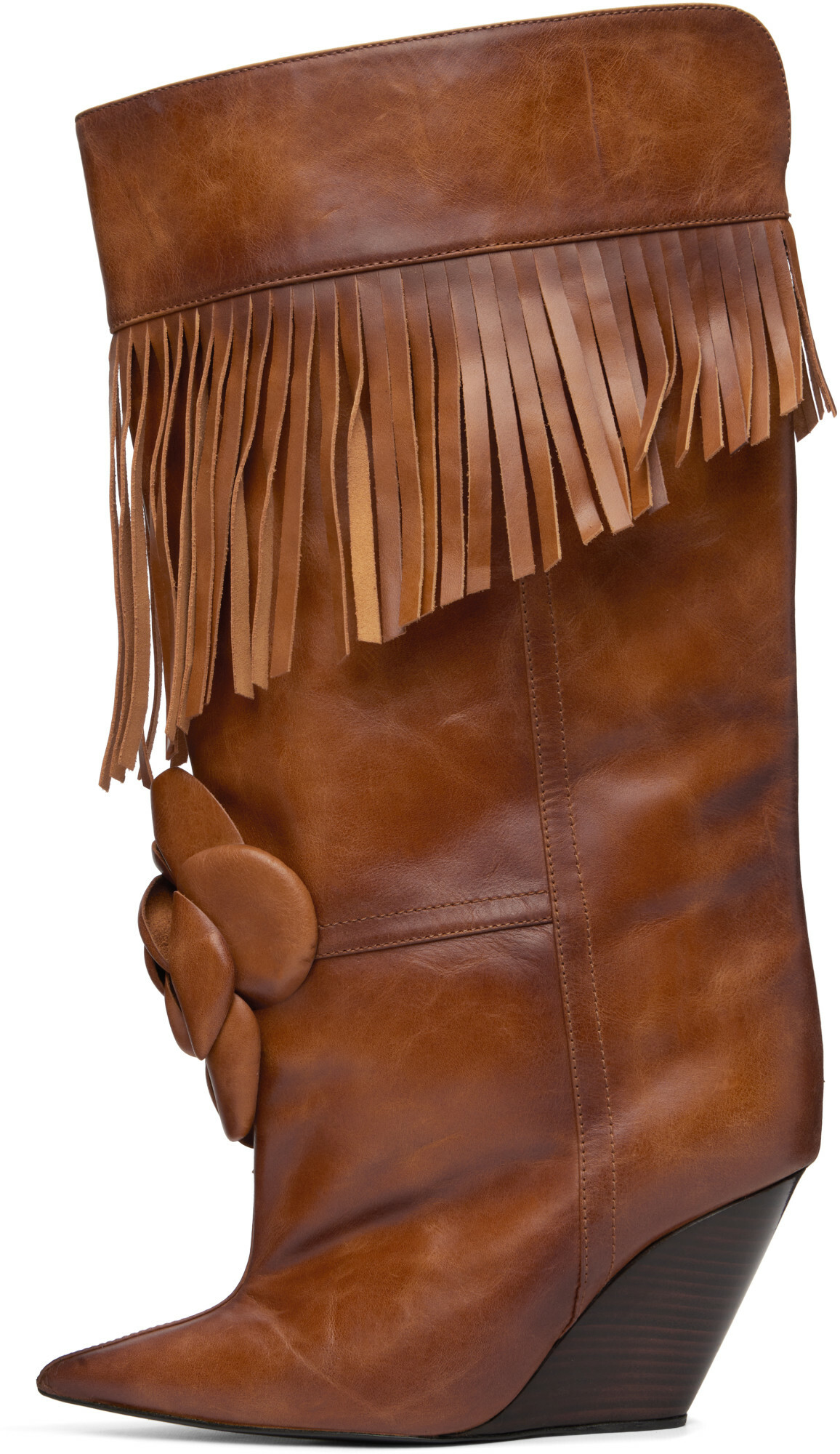 ABRA Brown Rose Tall Boots