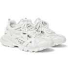 BALENCIAGA - Track.2 Nylon, Mesh and Rubber Sneakers - White