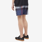 Burberry Men's Guildes Large Check Swim Short in Carbon Blue Check