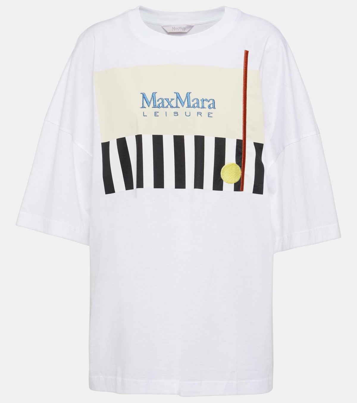 マックスマーラ Satrapo printed cotton T-shirt Max Mara Satrapo printed cotton jersey T-shirt Max Mara