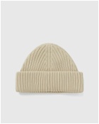 Fred Perry Patch Brand Chunky Rib Beanie Beige - Mens - Beanies