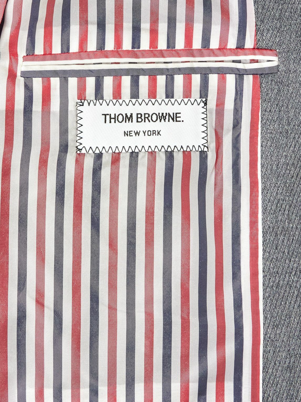 Thom Browne - Unstructured Embroidered Twill Jacket - Gray