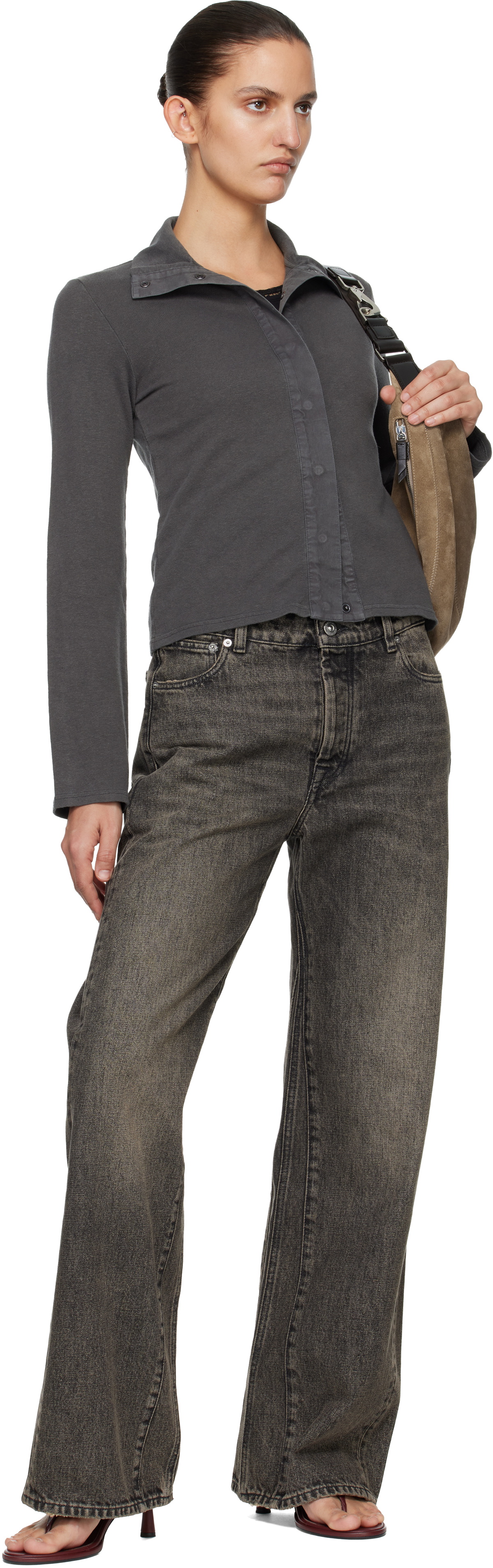 OUR LEGACY Gray Tornado Cardigan