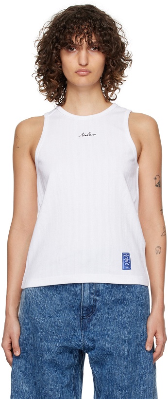Photo: ADER error White Embroidered Tank Top