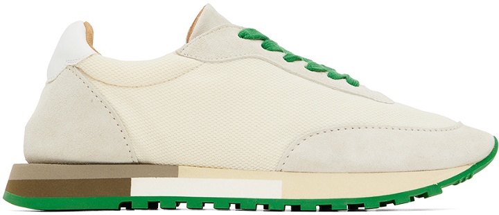 Photo: The Row Off-White & Green Owen Sneakers