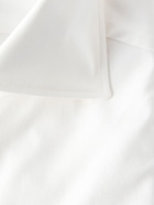Zegna - Slim-Fit Cutaway-Collar Stretch-Cotton Shirt - White
