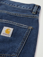 Carhartt WIP - Newel Tapered Logo-Appliquéd Jeans - Blue