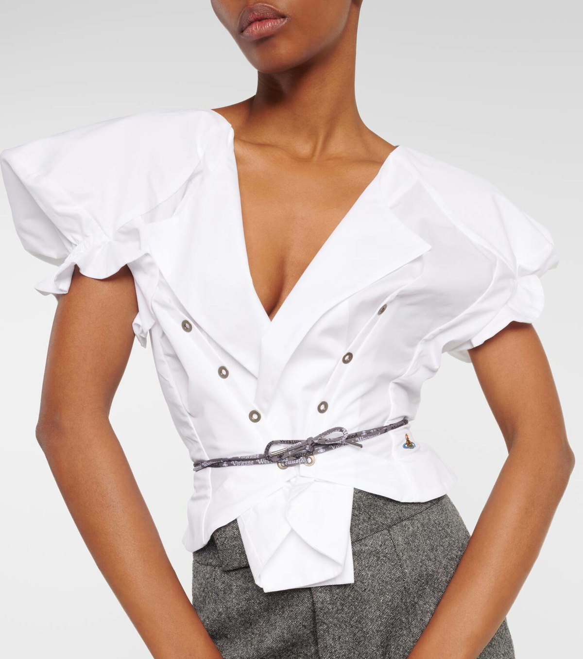 Vivienne Westwood Kate cotton corset top Vivienne Westwood